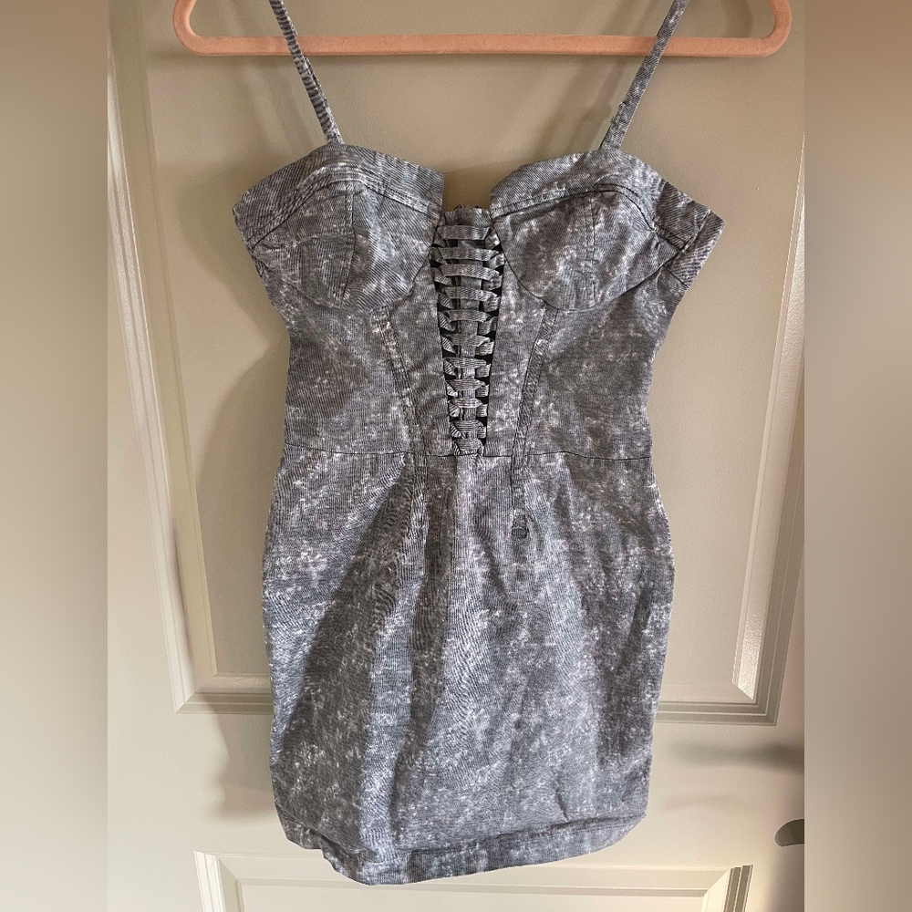 Peppe Peluso corset style mini dress